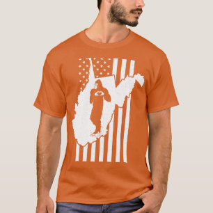 West Virginia American Flag T-Shirt