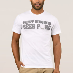 West Virginia Beer Pong T-Shirts