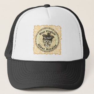 West Virginia Biker  Trucker Hat
