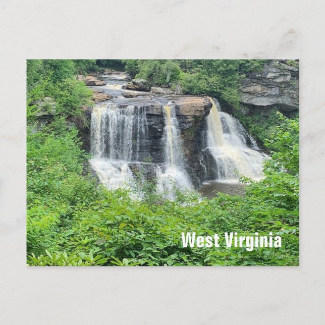 West Virginia - Blackwater Falls postcard (Front)