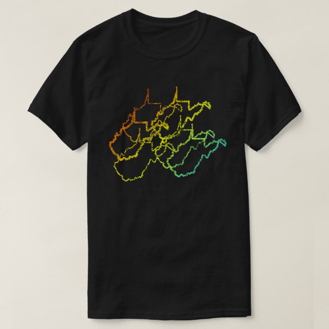 west virginia chill blur T-Shirt (Design Front)