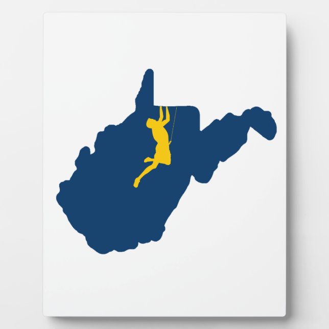 West Virginia Climbing Plaque (Front)