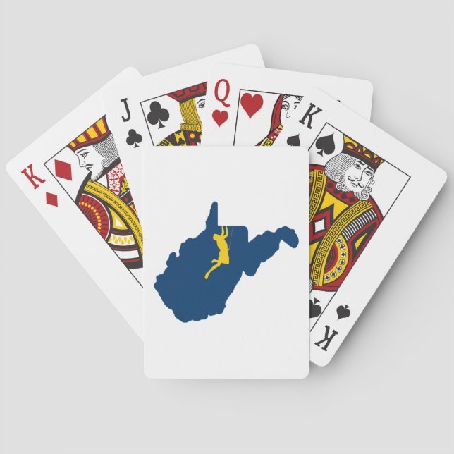 West Virginia Climbing Playing Cards (Back)