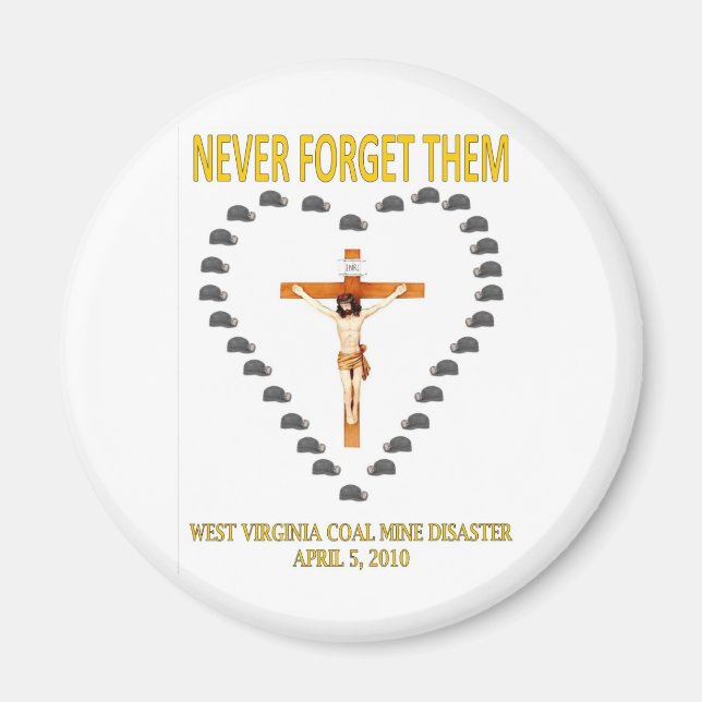 WEST VIRGINIA COAL MINE DISASTER MAGNET (Front)