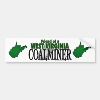 West Virginia Coalminer Bumper Sticker