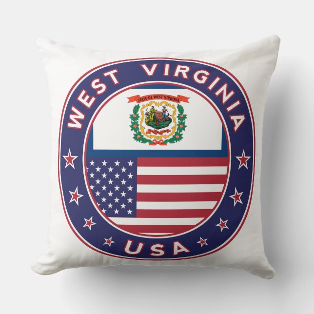 West Virginia Cushion (Front)