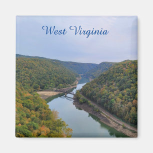 West Virginia fall Magnet