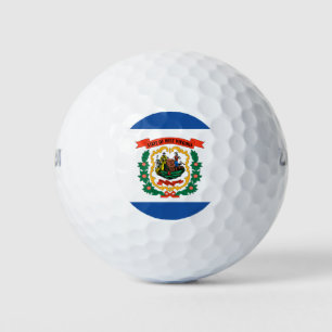 West Virginia flag Golf Balls