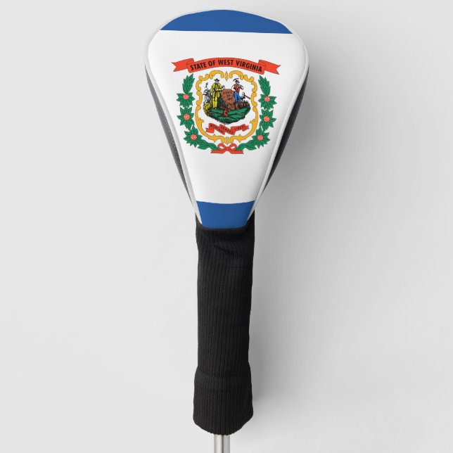 West Virginia flag Golf Head Cover (Front)