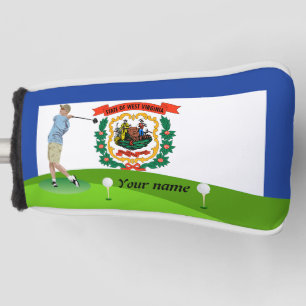 West Virginia flag Golf Head Cover