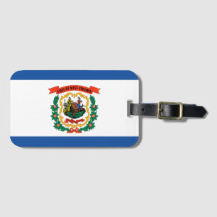 West Virginia flag Luggage Tag
