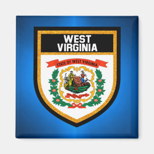 West Virginia Flag Magnet