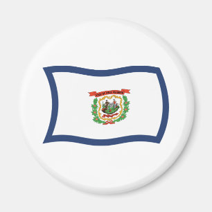 West Virginia Flag Magnet