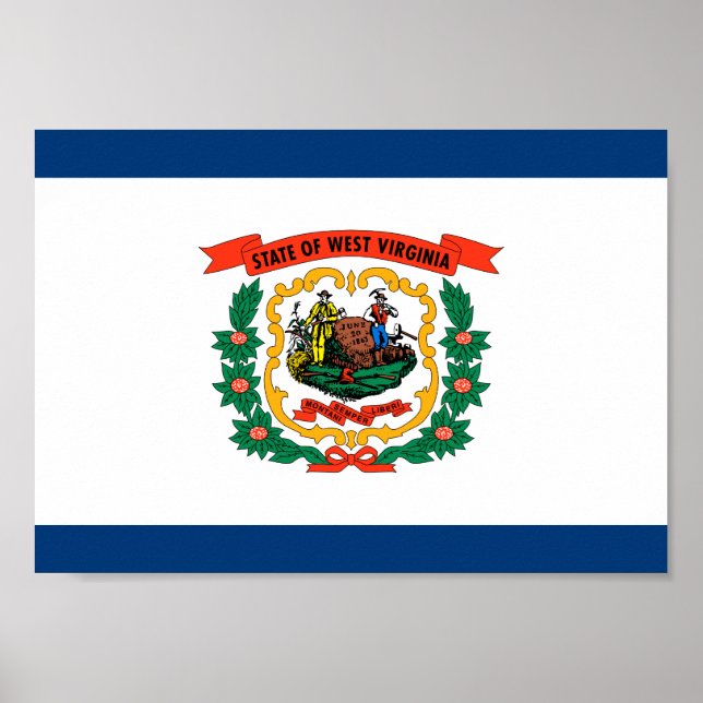 West Virginia Flag Poster (Front)