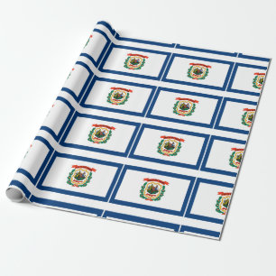 West Virginia flag Wrapping Paper