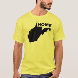 West Virginia Home Away From State T-Shirt Tees