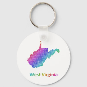 West Virginia Key Ring