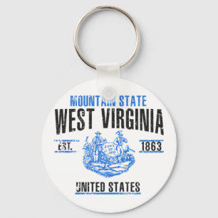 West Virginia Key Ring