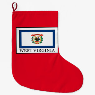 West Virginia Large Christmas Stocking