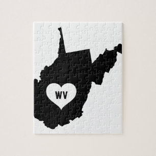 West Virginia Love Jigsaw Puzzle