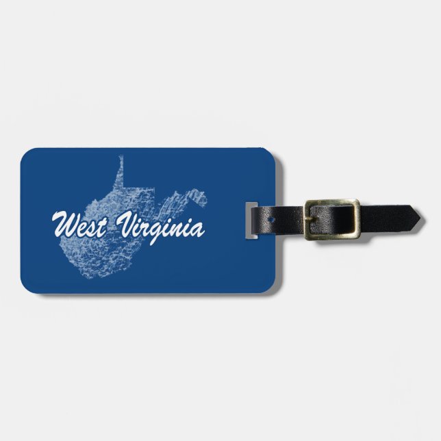 West Virginia Luggage Tag (Front Horizontal)