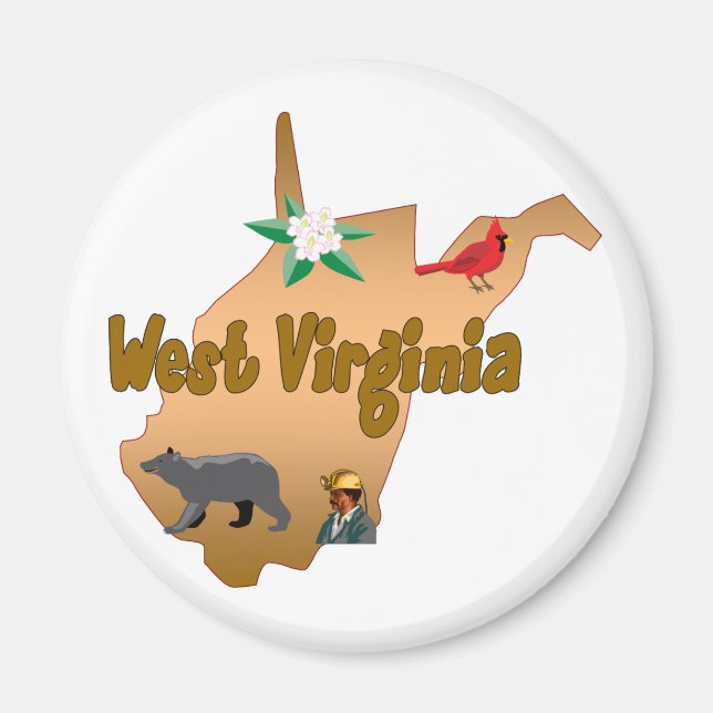 West Virginia Magnet (Front)