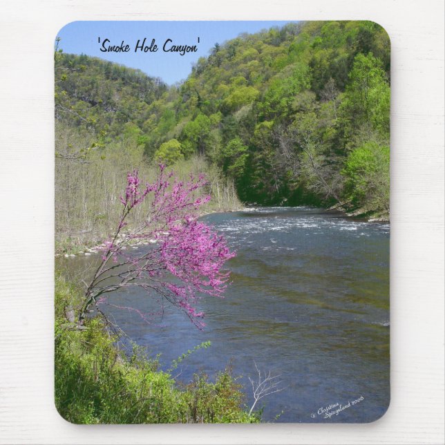 West Virginia mountains creek Mousepad (Front)
