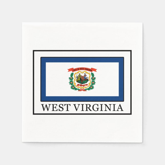 West Virginia Napkin (Front)