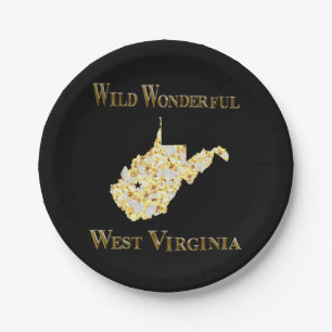 WEST VIRGINIA   PAPER PLATE