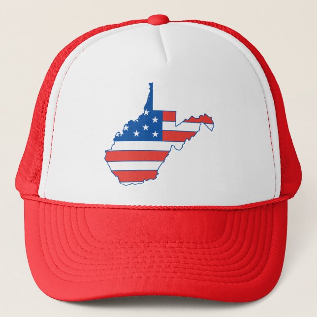 West Virginia Patriotic Hat (Front)