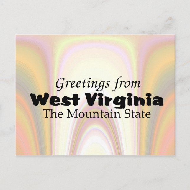 West Virginia Postcard (Front)