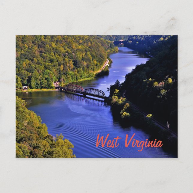 West Virginia Postcard (Front)