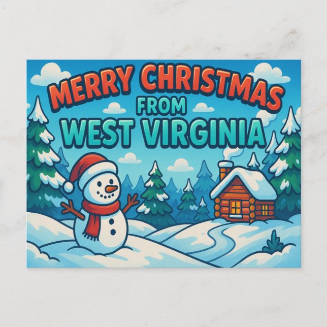 WEST VIRGINIA Postcard (Front)