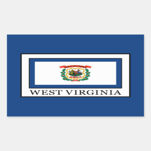 West Virginia Rectangular Sticker