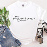 West Virginia Script State Women’s T-Shirt<br><div class="desc">We are always adding new designs daily!</div>
