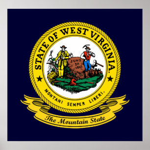 West Virginia Seal Poster