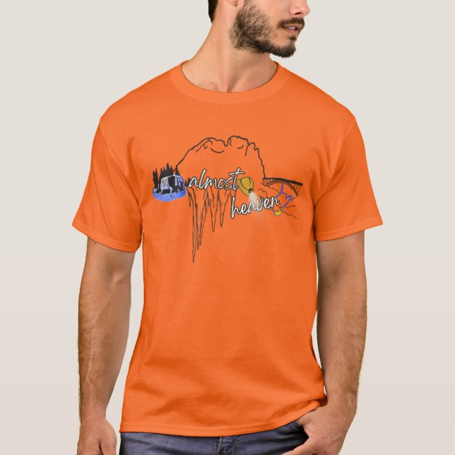 West Virginia Seneca Rocks T-Shirt (Front)