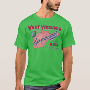 West Virginia Special Export Beer Retro Defunct Br T-Shirt