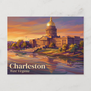 West Virginia State Capitol USA Postcard