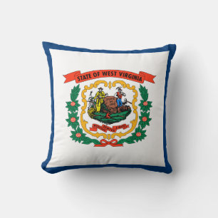 West Virginia State Flag Cushion