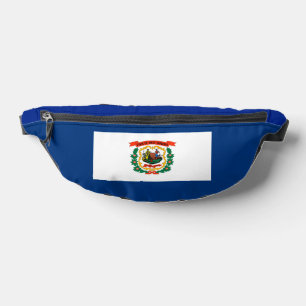 West Virginia State Flag Design Bum Bags