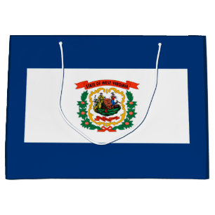 West Virginia State Flag Design Large Gift Bag