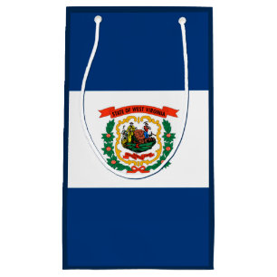 West Virginia State Flag Design Small Gift Bag