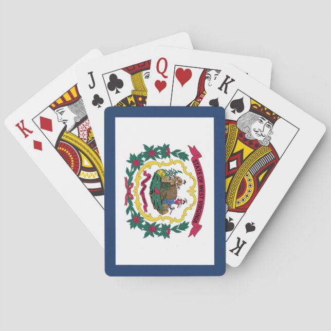 West Virginia State Flag Playing Cards (Back)