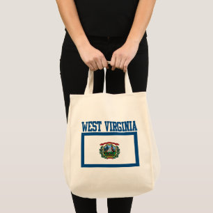 West Virginia State Flag Tote Bag