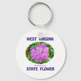 West Virginia State Flower T-Shirts & Gifts Key Ring