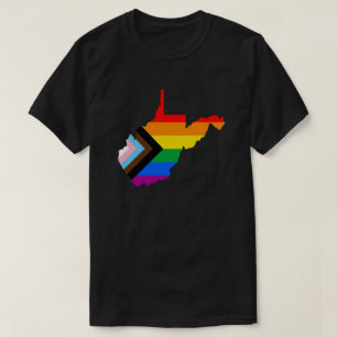 West Virginia State Pride LGBTQ Progress Pride T-Shirt