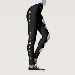 West Virginia State Rhododendron Flower Leggings