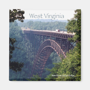 West Virginia State Travel Photo Fridge Magnet
