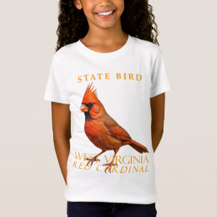 West Virginia Territory Bird The Common Cardinal T-Shirt